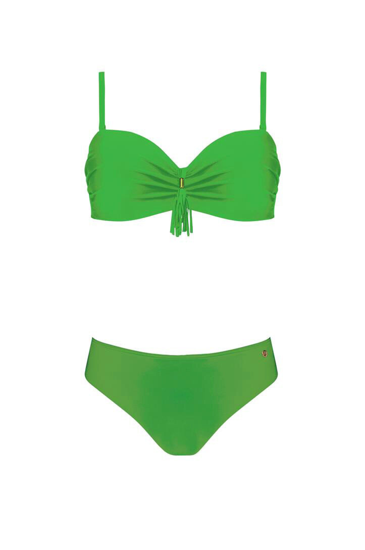 Zelené dvoudílné plavky Monaco 6 s Push-up efektem od značky Self, 40D i10_P63729_2:263_