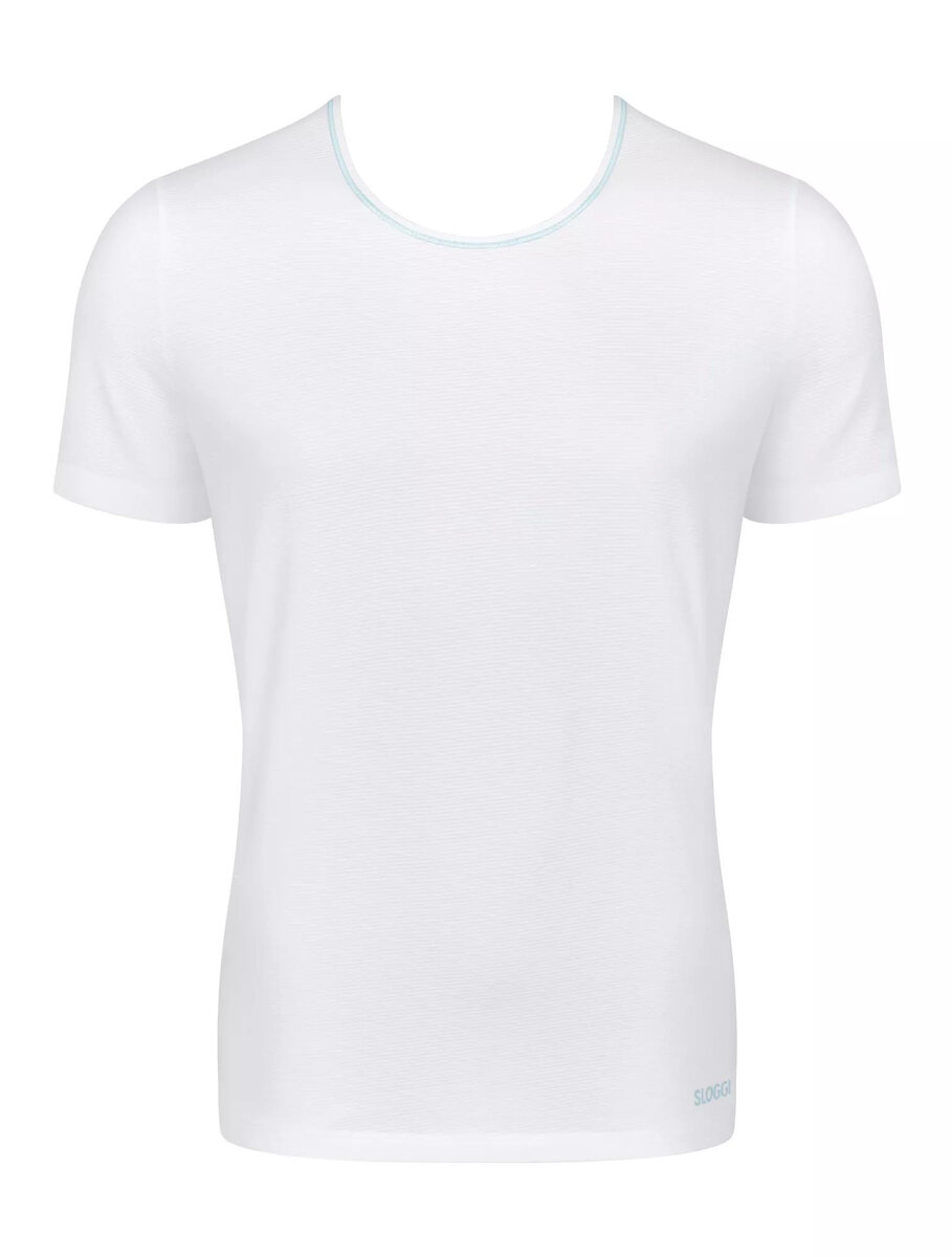 Pánské tričko EVER Cool O-Neck - WHITE - bílá X38TD - Sloggi, WHITE M i343_10211389-0003-M
