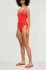 Dámské jednodílné plavky 1126 červená - Calvin Klein