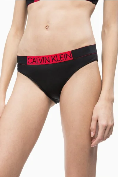 Dámské spodní díl plavek JE43WI černá - Calvin Klein