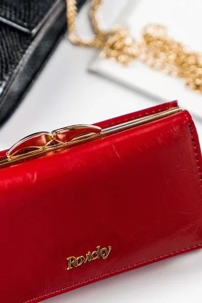 Kapesní peněženka FPrice Elegantní Červená