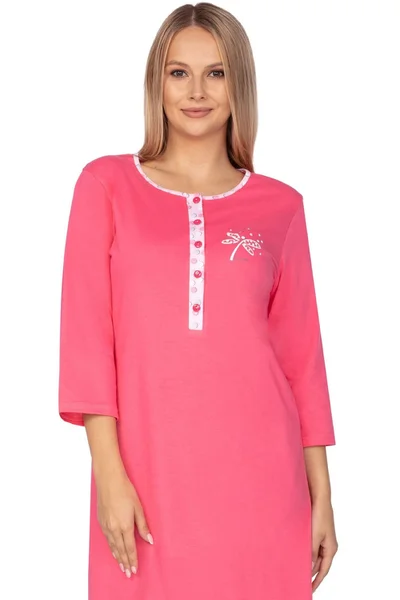 Růžová noční košile Regina 114
