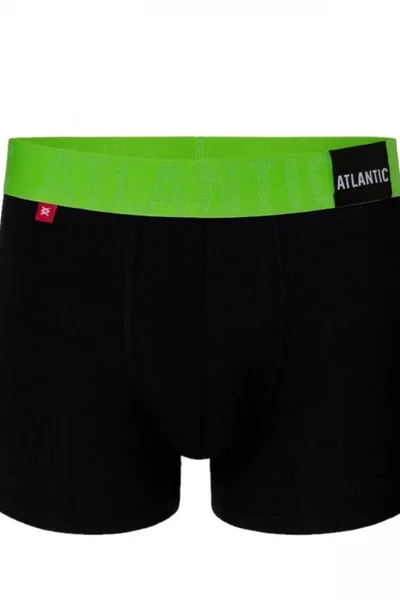 Černé boxerky pro muže Luxe Comfort Atlantic