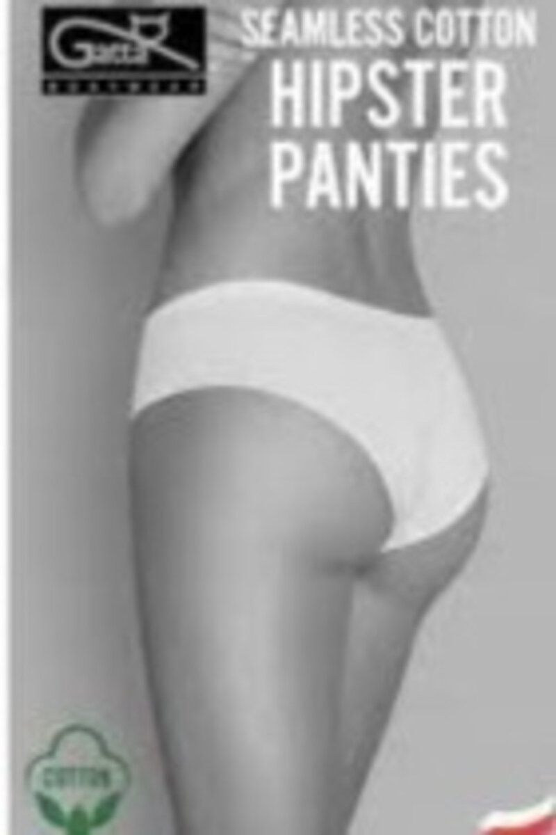 Dámské kalhotky SEAMLESS COTTON HIPSTERS PANTIES GATTA BODYWEAR, bílá M i170_0041638S3705
