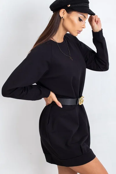 Černé bavlněné šaty FPrice