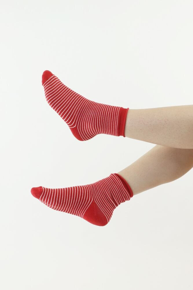 Ponožky Heatwave červené s pruhy Moraj, červená 38/41 i43_76721_2:červená_3:38/41_