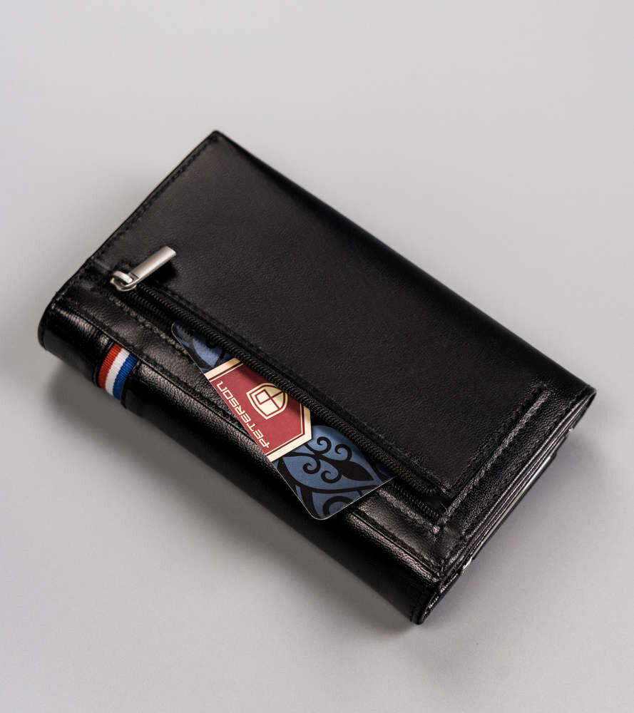 Kožená dámská peněženka Peterson s proužky, univerzita i523_5903051158810