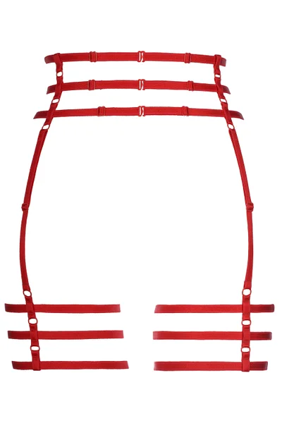 Podvazkový pás L8G červená - Axami