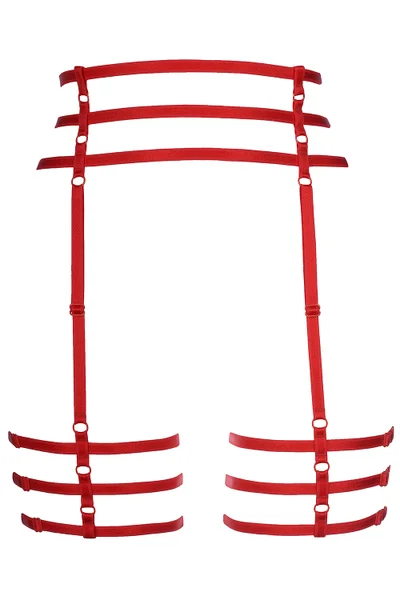 Podvazkový pás L8G červená - Axami