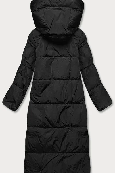 Zimní bunda s kapucí Ann Gissy - Černá péřová bunda pro ženy