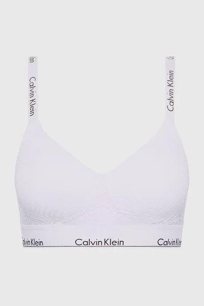 Lehká podprsenka s krajkou Calvin Klein Lila