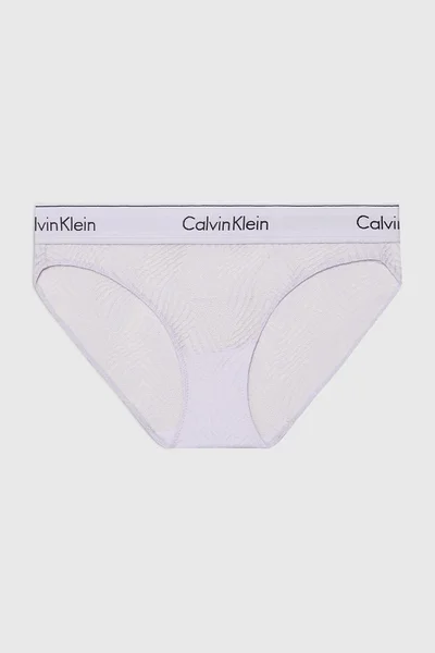 Průhledné dámské kalhotky s krajkou Calvin Klein