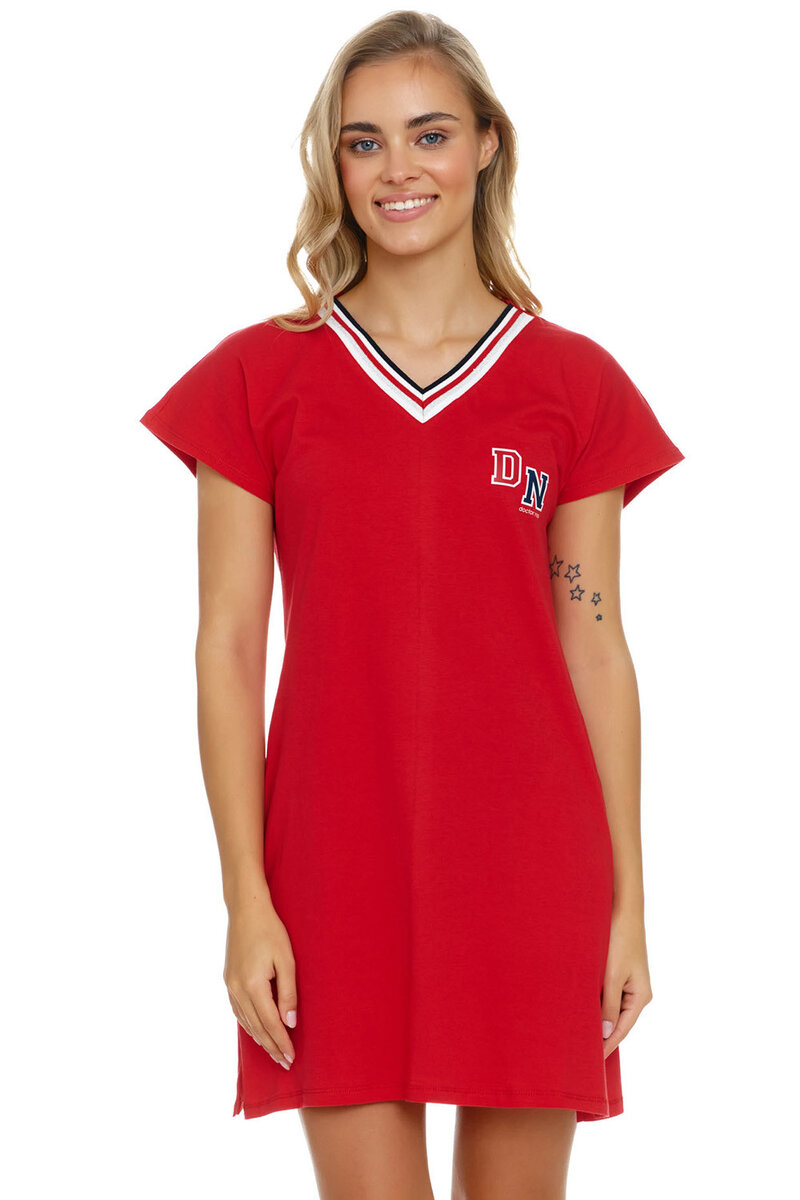 Dámská červená noční košile Dobranocka Dream, L i510_49552500036
