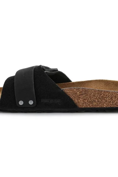 Stylové semišové žabky Birkenstock Oita W Black