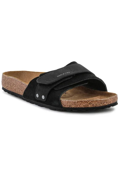 Stylové semišové žabky Birkenstock Oita W Black