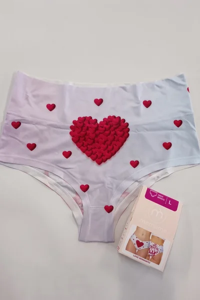 Romantické dámské kalhotky LoveMe Hi-briefs