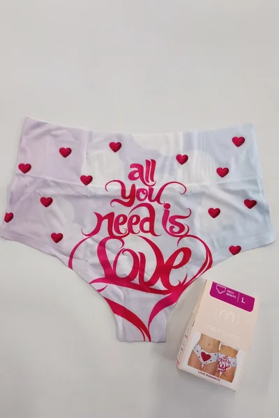 Romantické dámské kalhotky LoveMe Hi-briefs