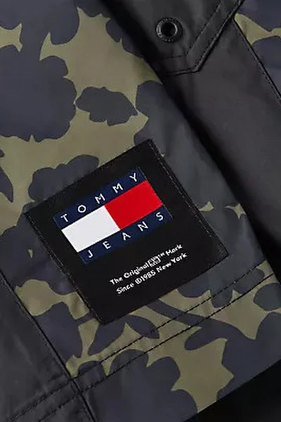 Těsně přiléhavé pánské tkané kalhoty s tiskem - Tommy Hilfiger