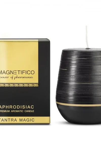 Afrodiziakální vonná svíčka Magnetifico Aphrodisiac Candle Tantra Magic - Valavani