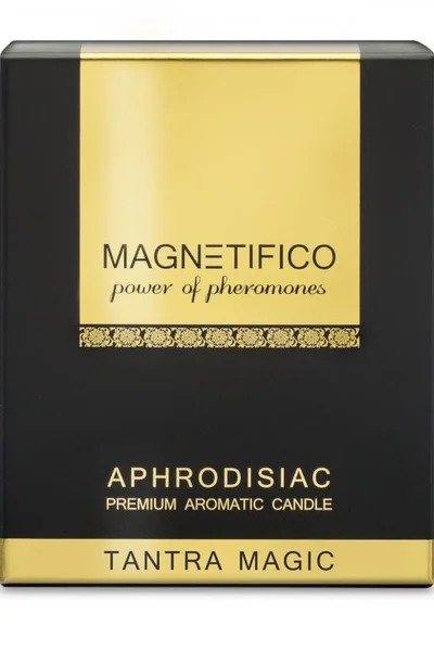 Afrodiziakální vonná svíčka Magnetifico Aphrodisiac Candle Tantra Magic - Valavani