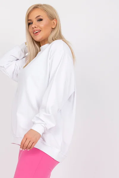 Dámská fuchsiová oversized mikina Harmony od Fashionhunters