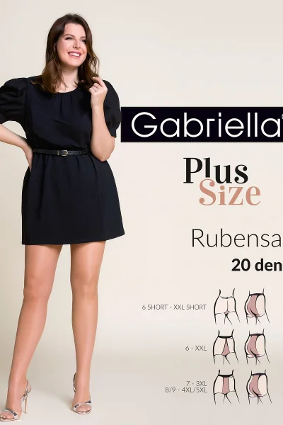 Dámské punčochové kalhoty Gabriella Rubensa Plus Size 512E DB560 den 8-9