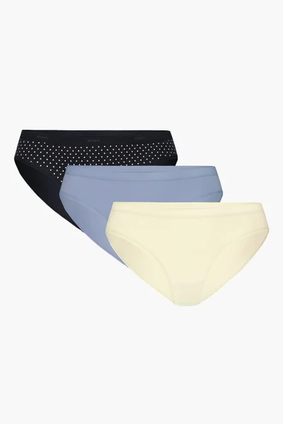 Komfortní dámské kalhotky Atlantic 3Pack Bikiny