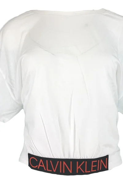 Dámské triko s krátkým rukávem 99J33 bílá - Calvin Klein
