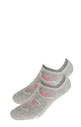 Dámské vzorované kotníkové ponožky Wola Perfect Woman S4905, Limone 39-41 i384_440257