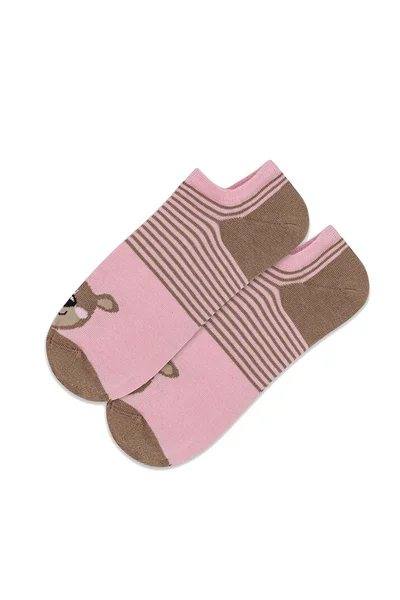 Dámské vzorované kotníkové ponožky Wola Perfect Woman S4905