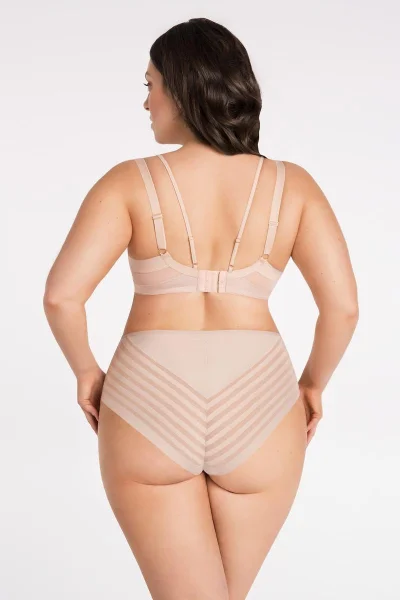 Elegantní kalhotky Gorsenia s hladkým vyšším střihem Gorsenia Lingerie