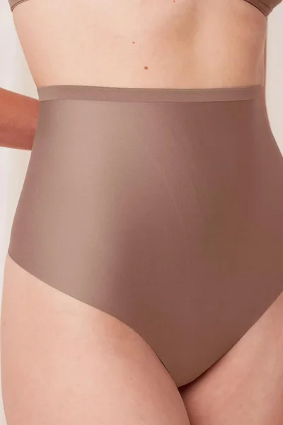 Dámské hnědé stahovací kalhotky Triumph Shape Smart Highwaist