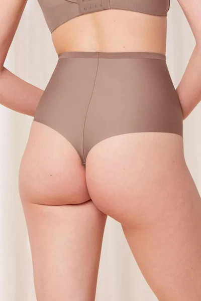 Dámské hnědé stahovací kalhotky Triumph Shape Smart Highwaist