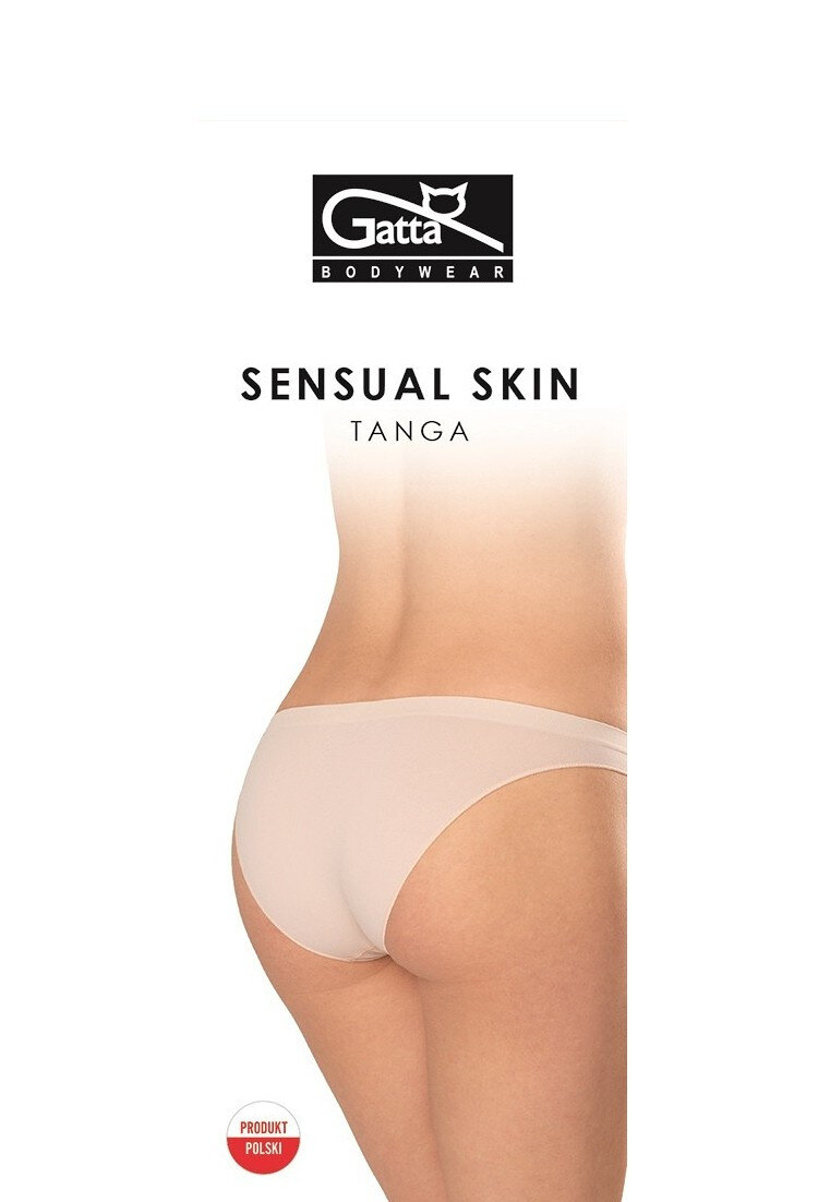 Dámské kalhotky Gatta 539 Tanga Sensual Skin, černá L i384_69391561