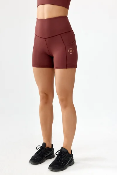 Dámské sportovní šortky Radical Burgundy Rough Radical