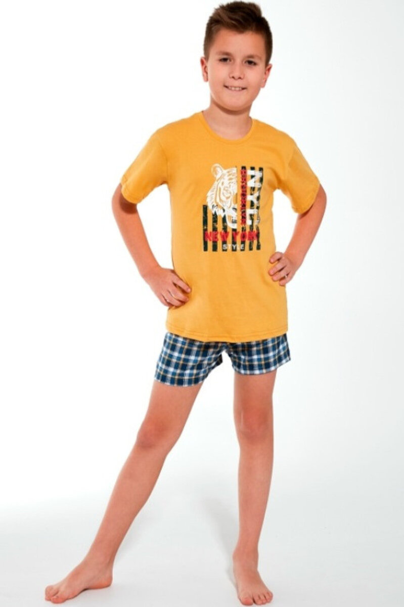 Chlapecké pyžamo KIDS 2994 Cornette, Žlutá 128 i170_KD-281-128-000021-110