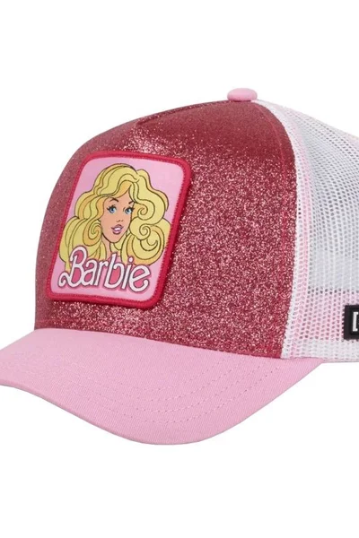 Kšiltovka Capslab Barbie růžová