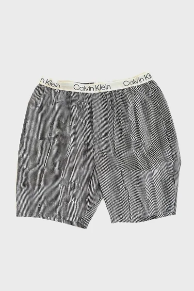 Mužské pyžamové šortky CK C6S - černo-bílé