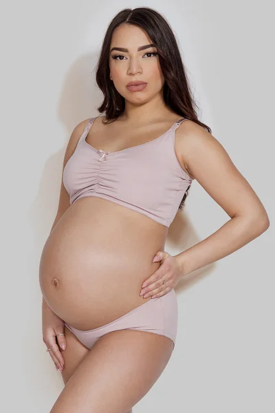 Růžové těhotenské kalhotky Mitex Mama Panty