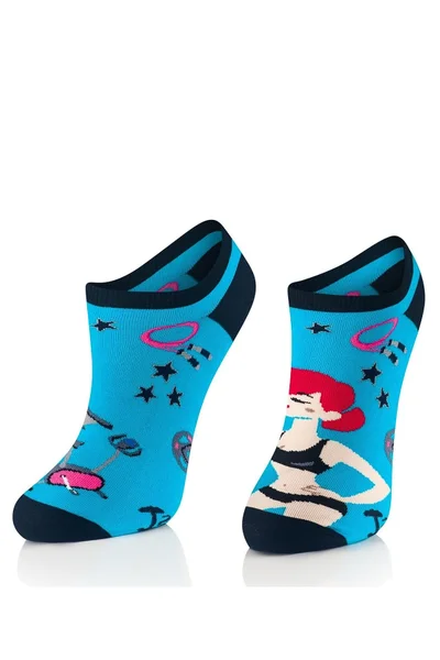 Nepárové dámské ponožky Intenso 3P8O96 Luxury Lady
