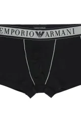 Emporio Armani Pánské Černé Boxerky s Pasem s Logem