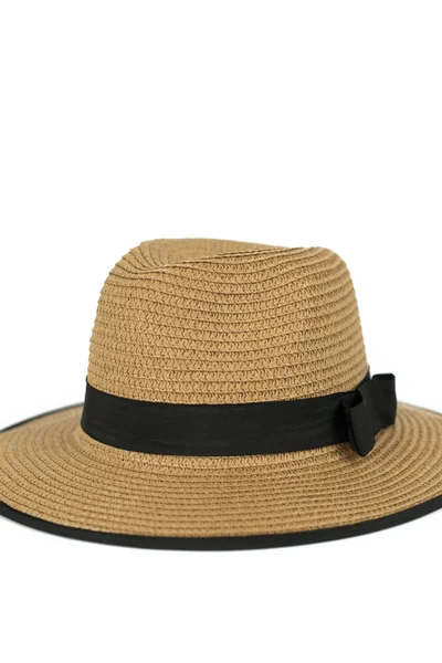 Letní Fedora Klobouk BeigeBlack - Art of Polo