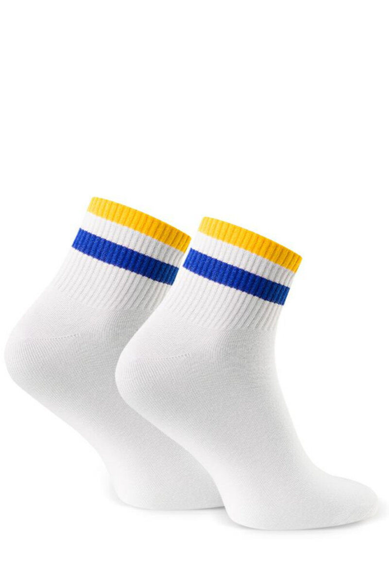 Pánské vzorované ponožky 3N8I Steven, tmavě modrá 41-43 i170_E157054B