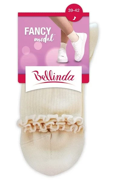 Krémové dámské ponožky MODAL BLISS - Bellinda