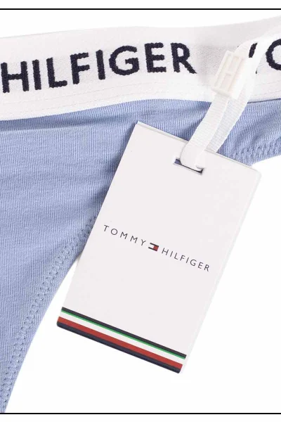 Dámská Tanga Tommy Hilfiger Modré z Organické Bavlny