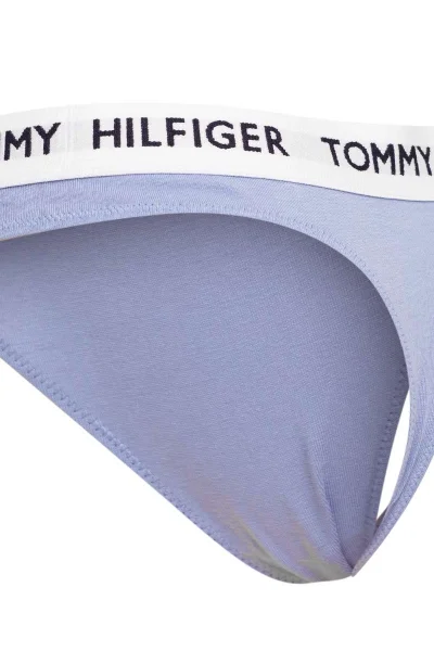 Dámská Tanga Tommy Hilfiger Modré z Organické Bavlny