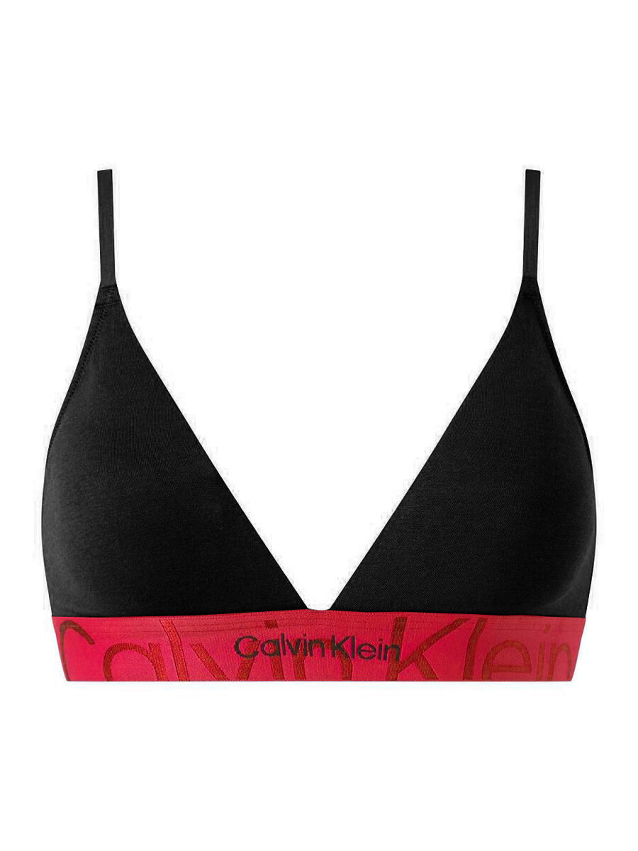 Podprsenka pro ženy 4H075 2X6J černárůžová - Calvin Klein, černá-růžová XS i10_P58842_1:248_2:420_