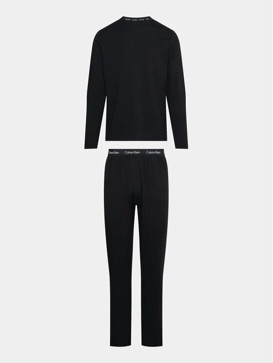 Mužské černé pyžamo Calvin Klein LS PANT SET UB1, XL i10_P66093_2:93_
