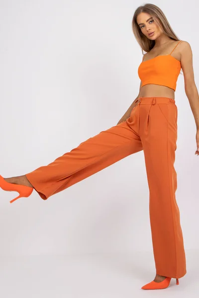 Dámské DHJ kalhoty SP Y8M tmavě oranžová FPrice