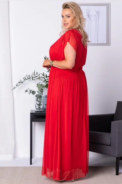 Dámské šaty plus size 2V905 338 8G7 Karko